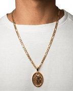 Combo Cadena Cartier 6MM + Dije Jesús Resucitado