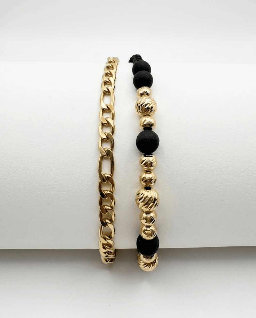 Combo Pulsera Cartier 6MM + Pulsera 11 Balines