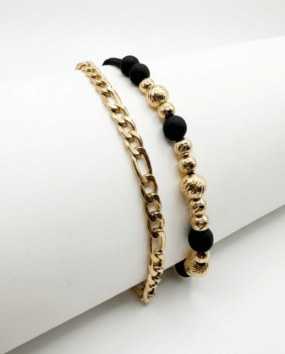 Combo Pulsera Cartier 6MM + Pulsera 11 Balines