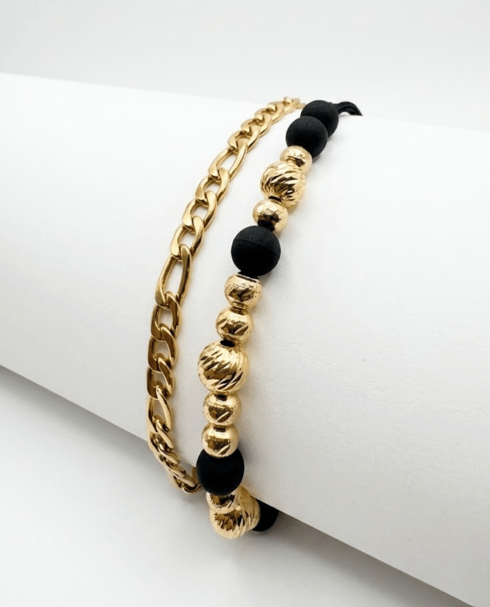 Combo Pulsera Cartier 6MM + Pulsera 11 Balines