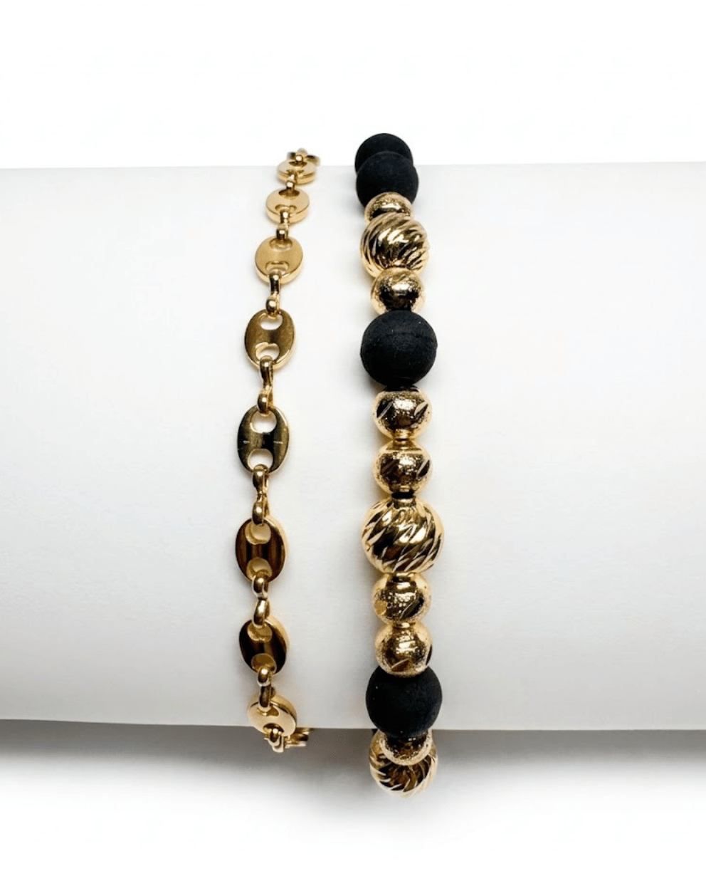 Combo Pulsera Gucci 5.5MM + Pulsera 11 Balines