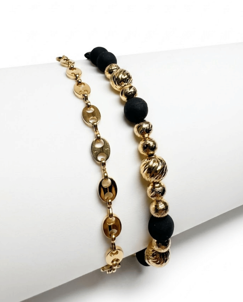 Combo Pulsera Gucci 5.5MM + Pulsera 11 Balines