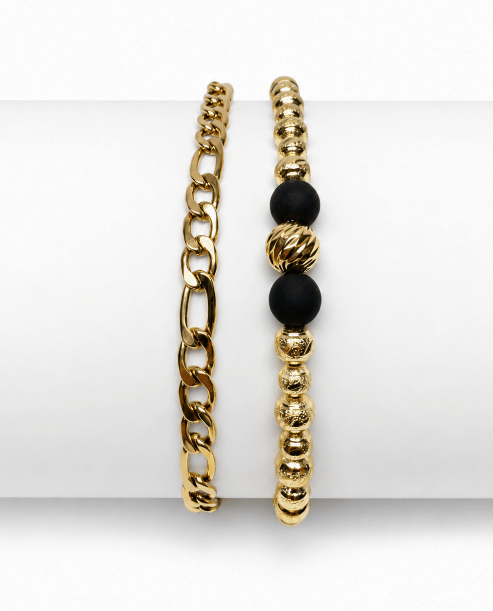 Combo Pulsera Cartier 6MM + Pulsera 15 Balines