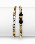 Combo Pulsera Cartier 6MM + Pulsera 15 Balines