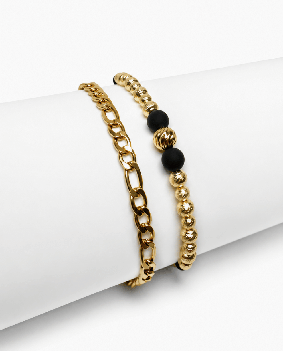 Combo Pulsera Cartier 6MM + Pulsera 15 Balines