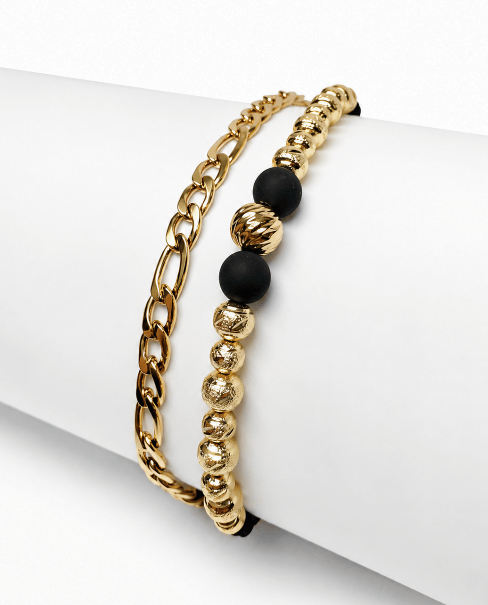 Combo Pulsera Cartier 6MM + Pulsera 15 Balines
