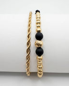 Combo Pulsera Lazo 4MM + Pulsera 15 Balines