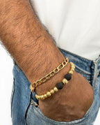 Combo Pulsera Cartier 6MM + Pulsera 15 Balines