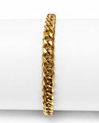 Combo Cadena Cubana 6MM + Pulsera Cubana 6MM