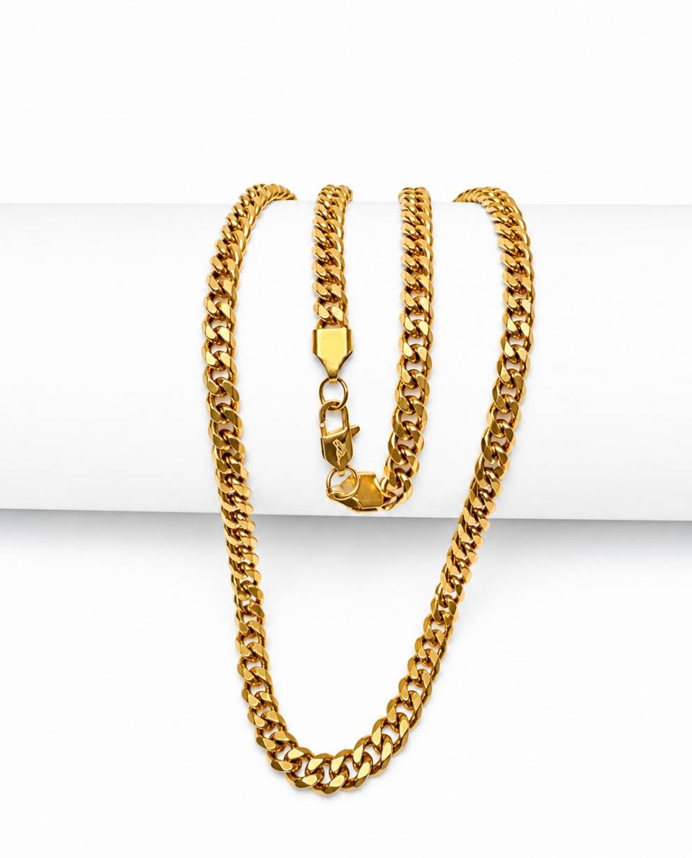 Cadena Cubana 6MM - 65 CM